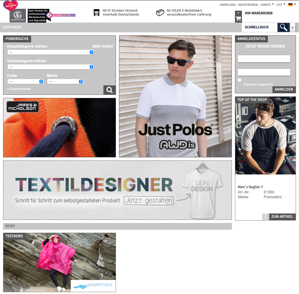 Unser Onlineshop ist live!